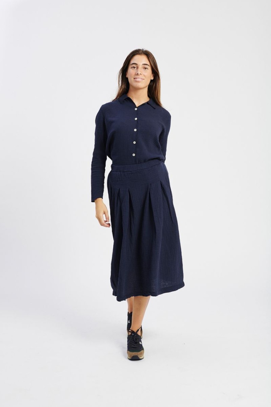 Women Beatriz Furest Trousers & Skirts | College Navy