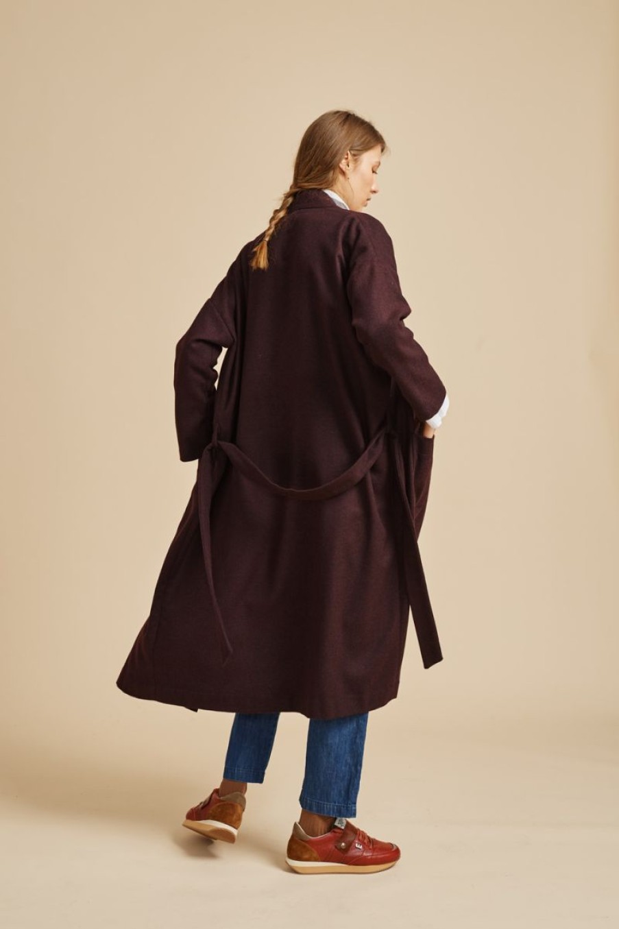 Women Beatriz Furest Coats & Trench Coats | Cris Burgundy