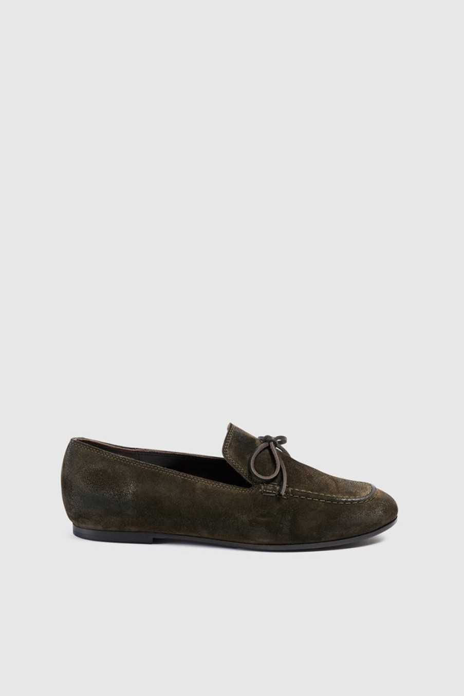 Women Beatriz Furest Flat Shoes | Ferreti Coal