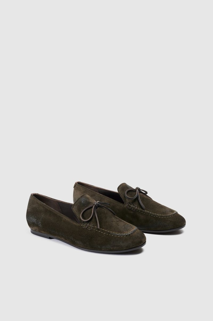 Women Beatriz Furest Flat Shoes | Ferreti Coal