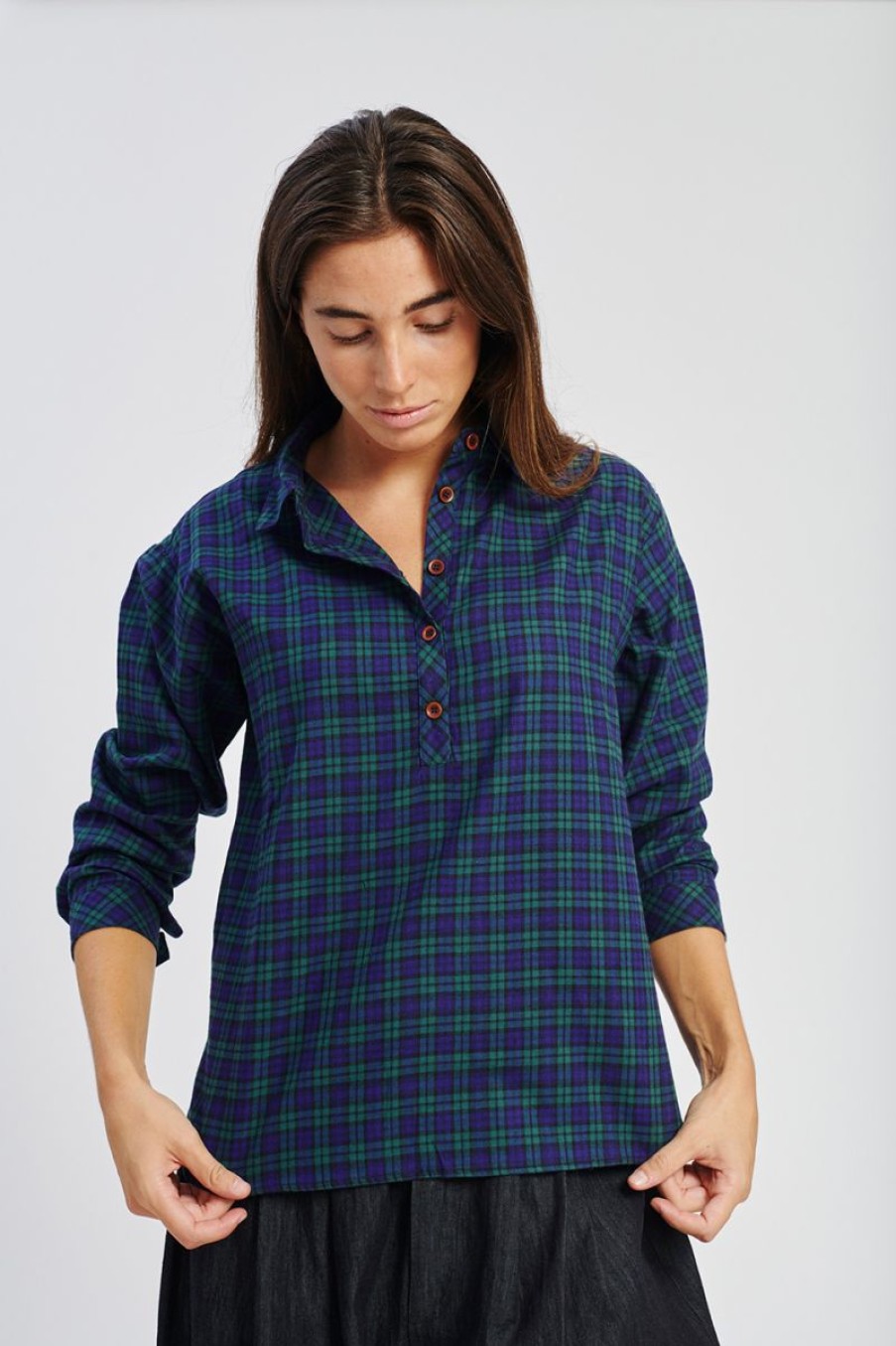 Women Beatriz Furest Shirts & Blouses | Damaris Green/Blue