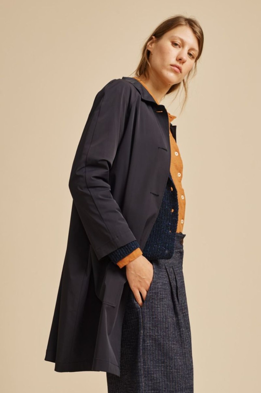 Women Beatriz Furest Coats & Trench Coats | C.S.I Navy