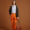 Women Beatriz Furest Trousers & Skirts | Charly Orange